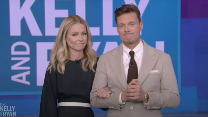 Ryan Seacrest’s last episode of Live With Kelly & Ryan was, actually, not live