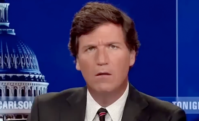Late-night hosts take their best shots at Tucker Carlson