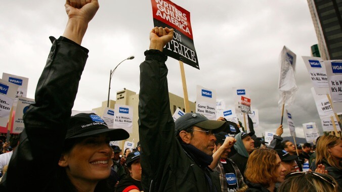 The Writers Guild of America is on strike