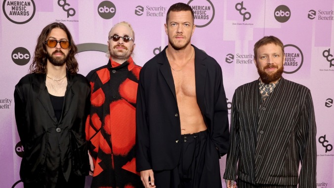 Imagine Dragons performed a stripped-down rendition of “Radioactive” for striking writers because, sure!