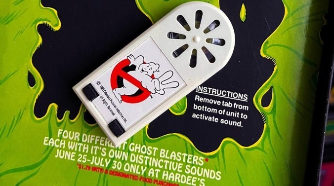 Ghostbusters II Hardees “Ghost Blasters” Sound Keychain