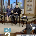 Ryan Seacrest returned to Live! and behaved in a strange way