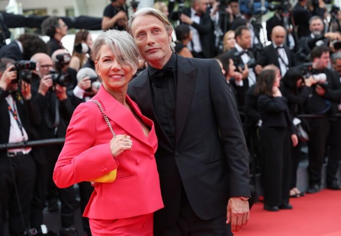 Mads Mikkelsen (Indiana Jones And The Dial Of Destiny) and Hanne Jacobsen