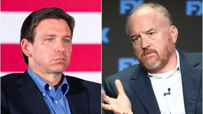 Showtime quietly shelves Louis C.K. and Ron DeSantis content