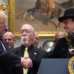 Sadly, that's probably not Kid Rock in the margins of the Trump indictment