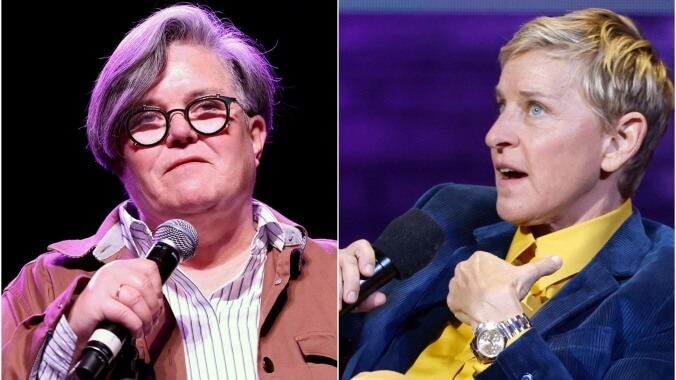 Rosie O’Donnell had t-shirts made at the height of her feud with Ellen DeGeneres