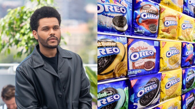 The Weeknd wants to bury the hatchet with milk’s favorite cookie