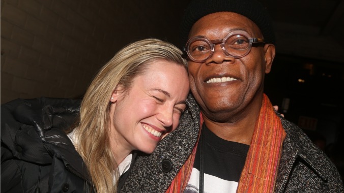 Samuel L. Jackson says Brie Larson won’t be toppled by “incel dudes who hate strong women”