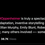 Early critics are blown away by Oppenheimer