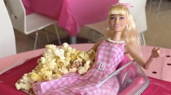 AMC’s collectible popcorn buckets are hot—here’s how to score a pink Barbie Corvette