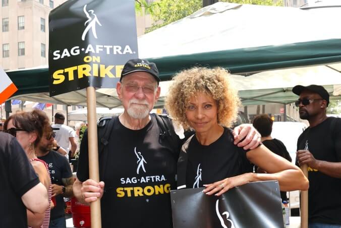 Richard Mazur and Michelle Hurd