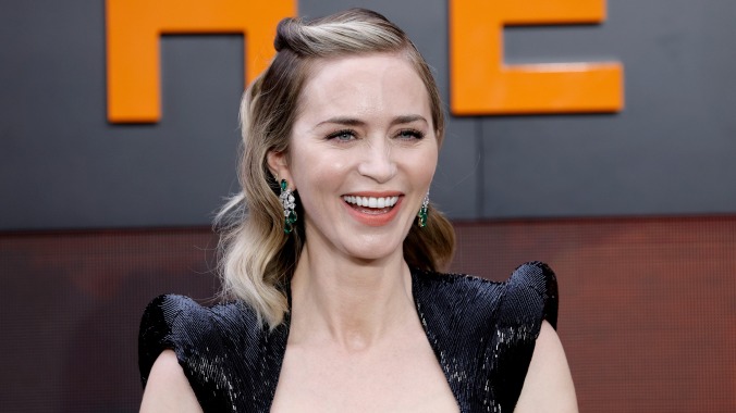 Emily Blunt is not quitting Hollywood, obviously