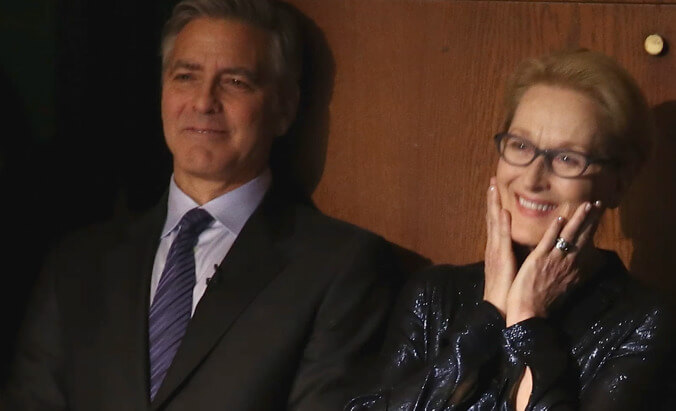 Clooney and Streep donate millions for striking actors