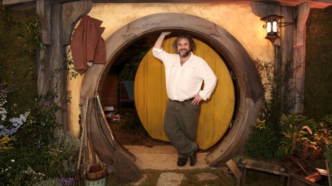 Peter Jackson boards the 