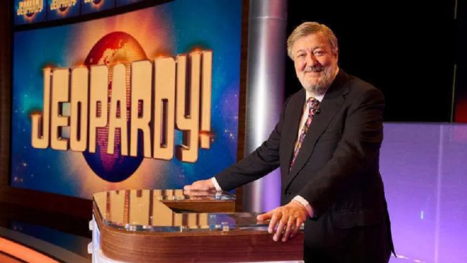 Here’s the first look at Stephen Fry hosting the British Jeopardy!