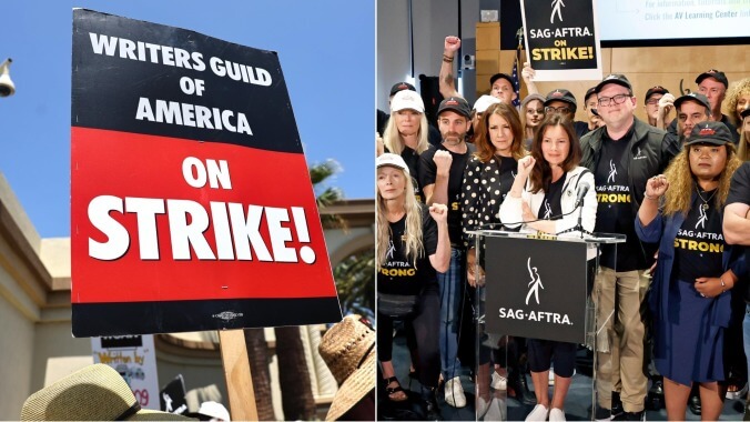 Hollywood has been in a double strike for a month. Where do things stand now?