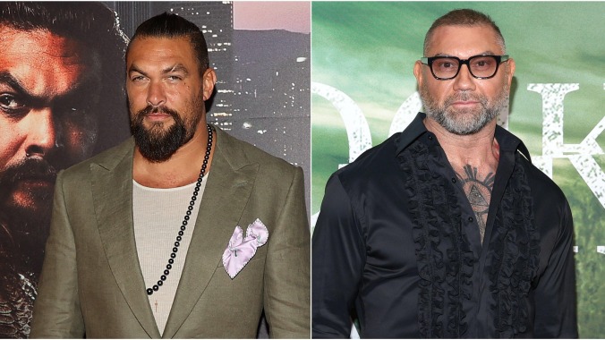 Big dudes Jason Momoa and Dave Bautista reportedly teaming up for “buddy action movie”