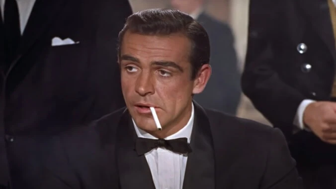 Watching Sean Connery as James Bond in Dr. No for the first time