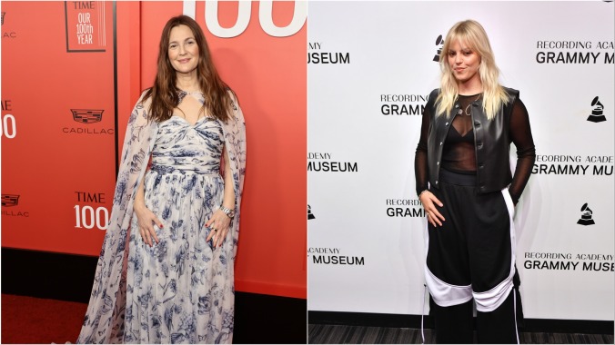 Someone rushed the stage at a Drew Barrymore and Reneé Rapp talk last night
