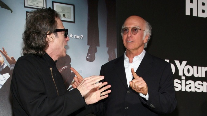 Richard Lewis and Larry David were 