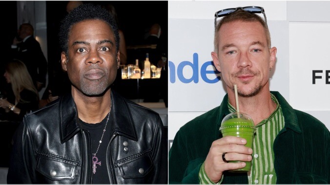 Diplo and Chris Rock made a harrowing escape from Burning Man