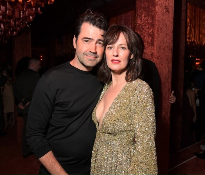 Rosemarie DeWitt and Ron Livingston relationship advice squabble over Zoom