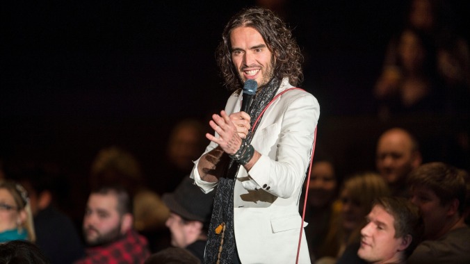 Russell Brand allegedly exposed himself to a woman, joked about it on the radio minutes later