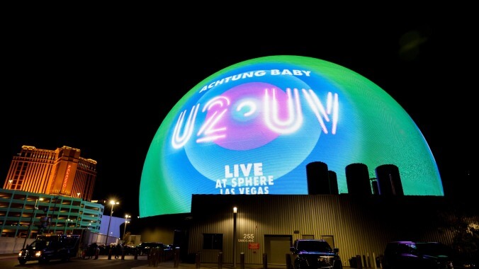 Everyone agrees: Humanity peaked with U2’s first performance at the Las Vegas Sphere