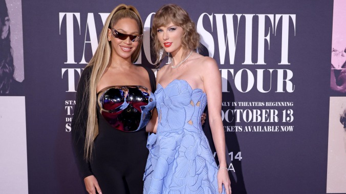 Beyoncé and Taylor Swift were the main characters at the Eras Tour film premiere