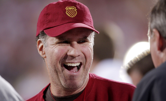 Will Ferrell bro’s out, plays DJ at USC frat party