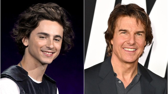 Tom Cruise offers a “war cry” to Timothée Chalamet