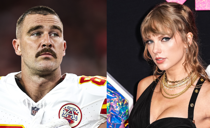 Not content with the NFL, Taylor Swift and Travis Kelce come for late-night