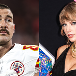 Not content with the NFL, Taylor Swift and Travis Kelce come for late-night