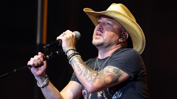 Jason Aldean can't be expected to check if buildings have been used for a lynching, says Jason Aldean