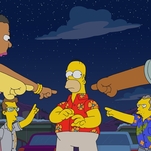 The Simpsons (kind of) responds to claims that Homer will stop choking Bart