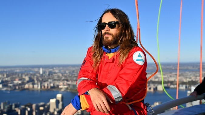 It’s a bird, it’s a plane, it’s a Jared Leto publicity stunt