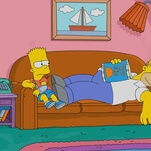 Homer Simpson claims he doesn’t strangle Bart anymore