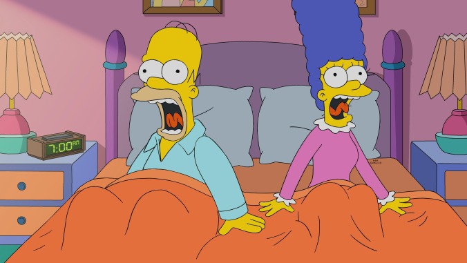 Looks like Homer is going to continue strangling Bart after all