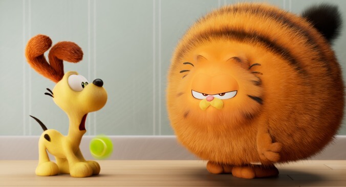 That sure is Chris Pratt in new The Garfield Movie trailer