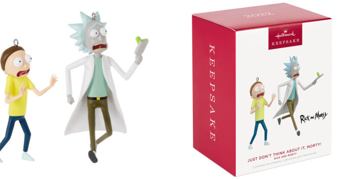 Rick & Morty ornament set