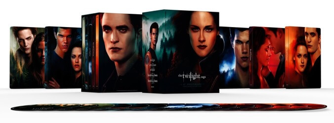 The Twilight Saga 15th Anniversary SteelBook Blu-Ray