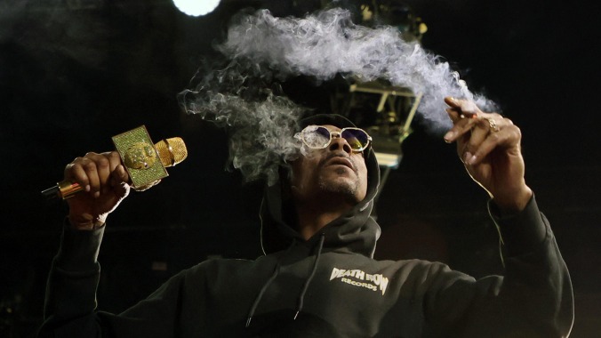 Turns out Snoop Dogg isn’t quitting that type of smoke