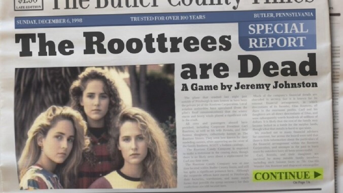 Game Theory: Every internet detective should be playing The Roottrees Are Dead