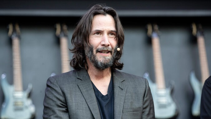 Someone broke into Keanu Reeves’ house and stole one of his guns