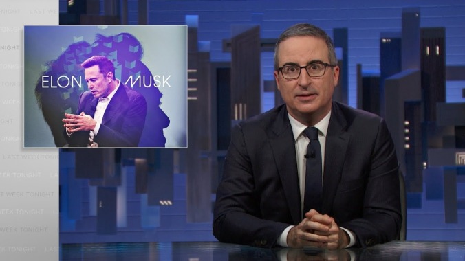 See John Oliver Spend 30 Minutes Talking About How Much Elon Musk Sucks
