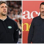 Jimmy Kimmel wants Aaron Rodgers to know he’s never been on Jeffrey Epstein’s plane
