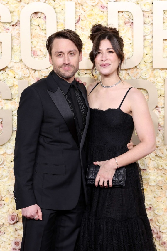 Kieran Culkin and Jazz Charton 