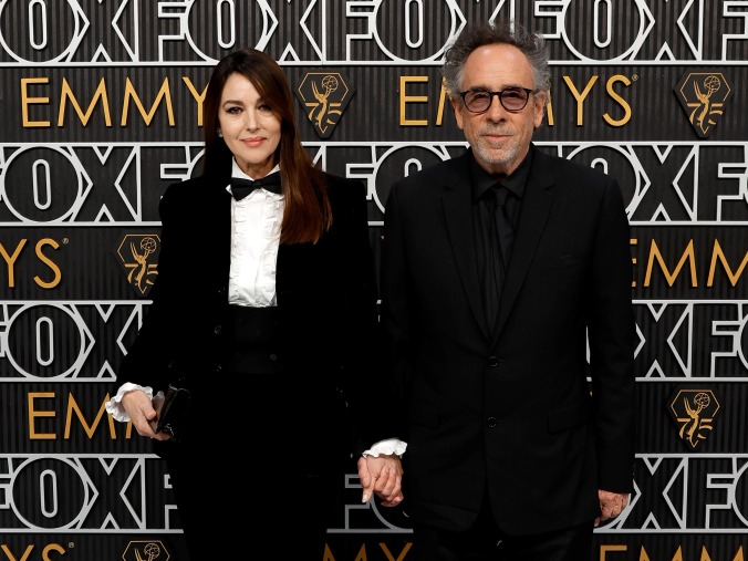 Monica Bellucci and Tim Burton