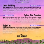 No Doubt, Lana Del Rey, Doja Cat, and Tyler, the Creator top 2024 Coachella lineup