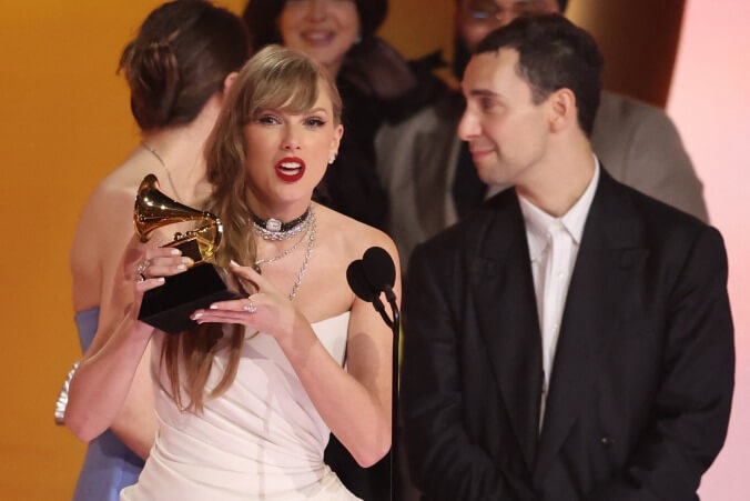 Taylor Swift makes Grammys history as women rule music’s top honors